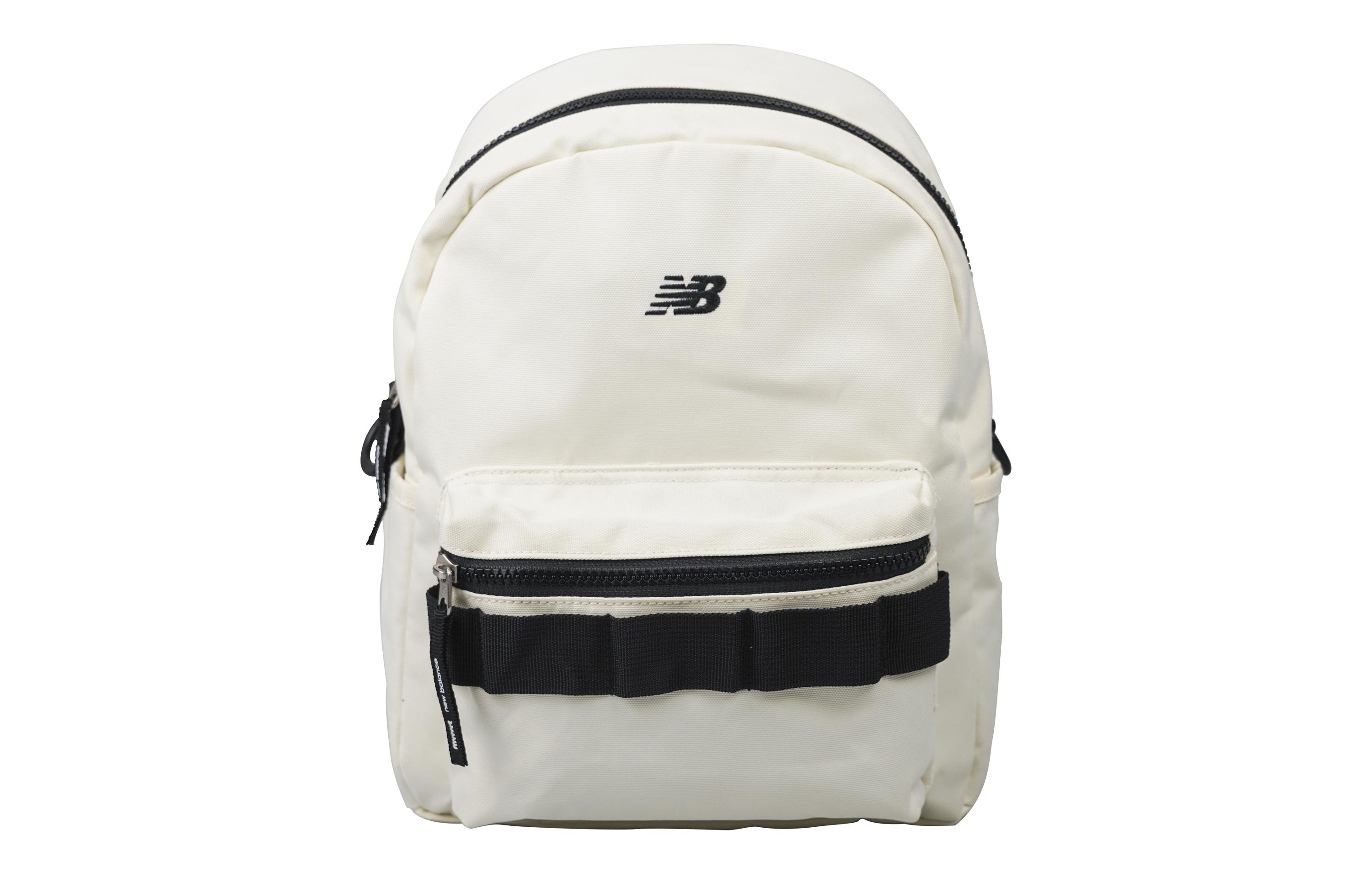 New Balance Zip Closure Fabric Backpack Women s White GCA21112-IV