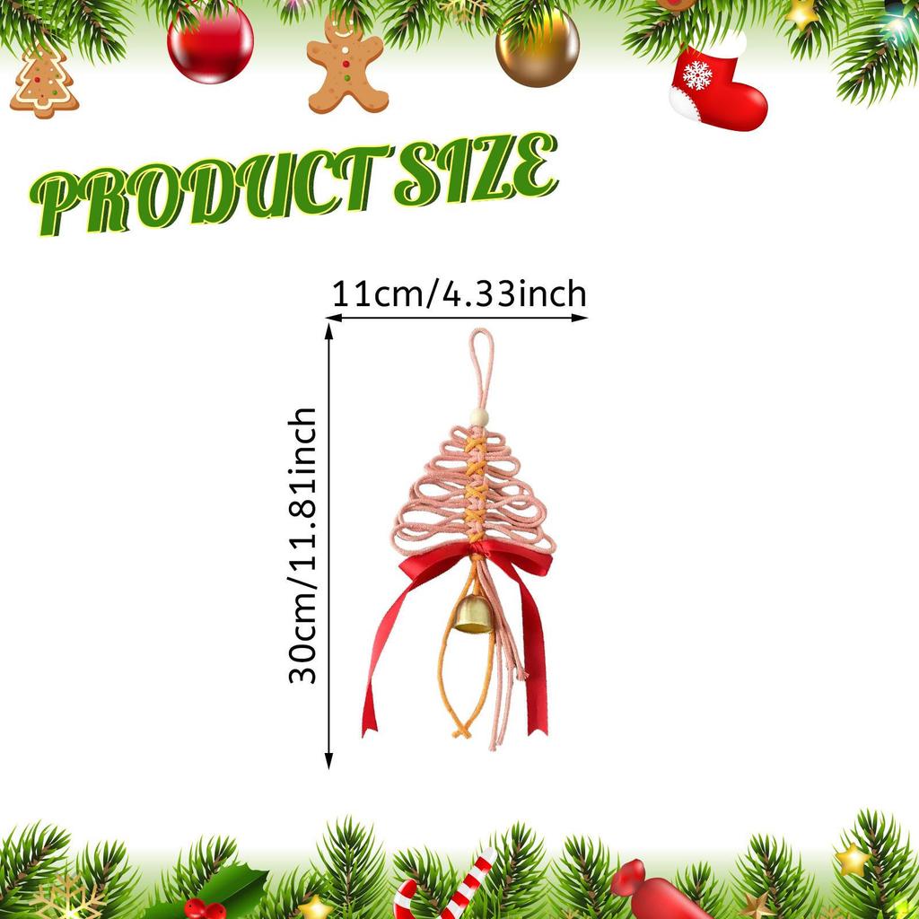 Christmas Tree Pendant Hanging Ornament Decoration Multifunctional Creative with Living