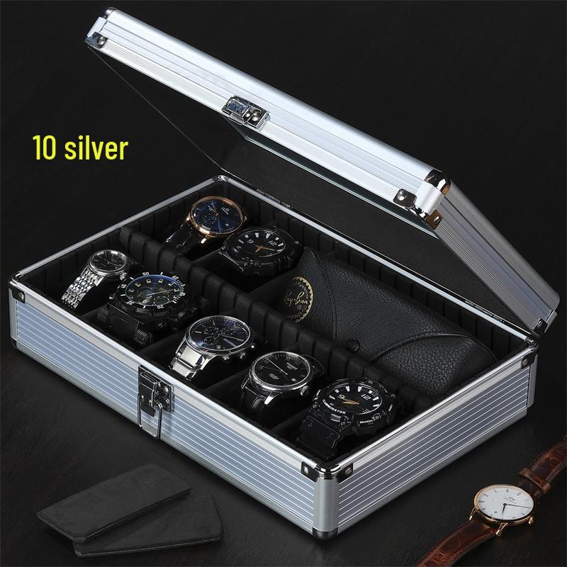 Aluminum Alloy Watch Display and Storage Box