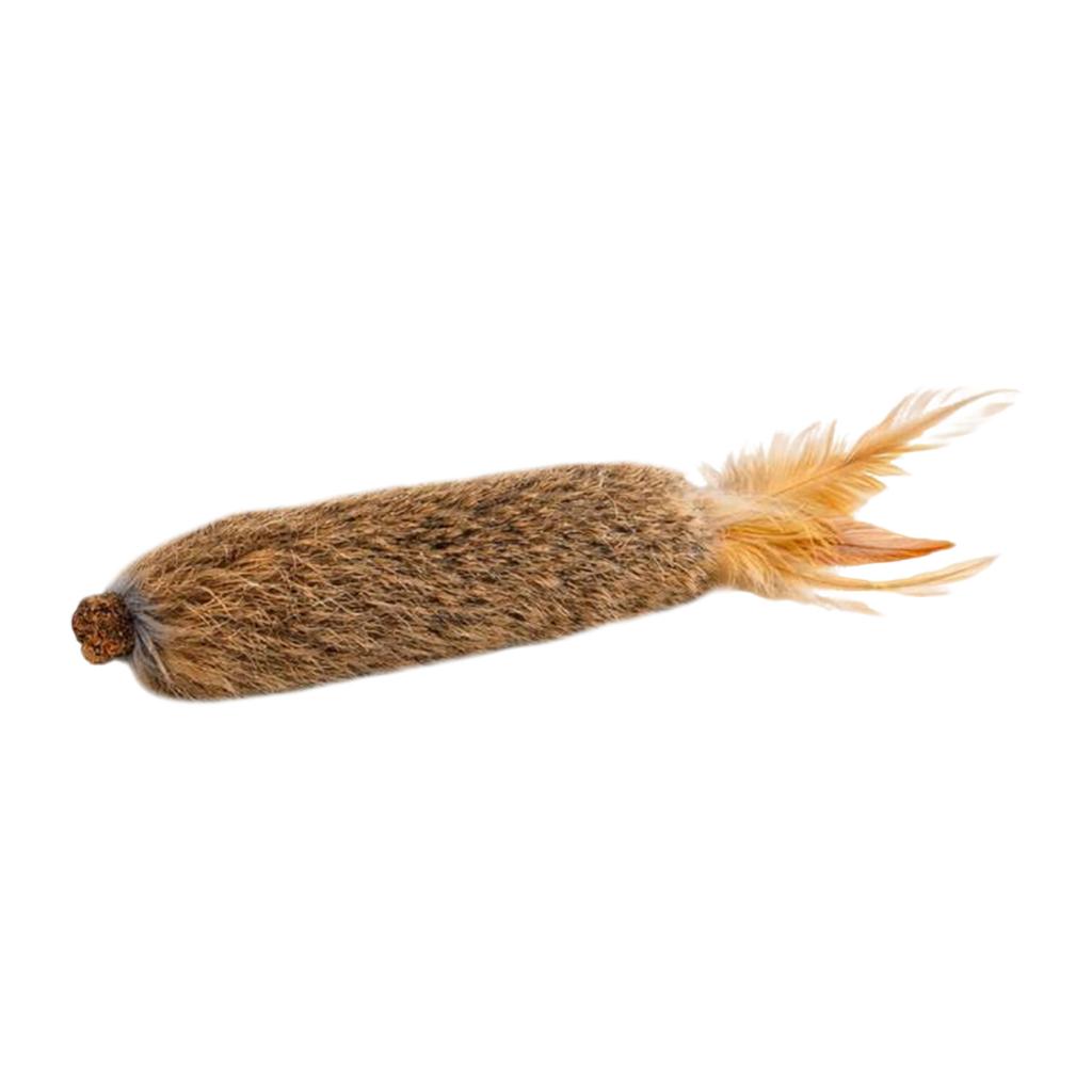 3Pcs Rabbit Fur Cat for Toys with Catnip & Silvervine Gall Fruit Soft Kick Stick Helps Clean Teeth for Indoor Boredom Cats