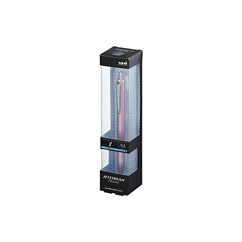 Mitsubishi Pencil Jetstream Prime Oil-Based Ballpoint Pen, Knock Type, 0.5mm, Light Pink, Easy To Write, SXN220005.51