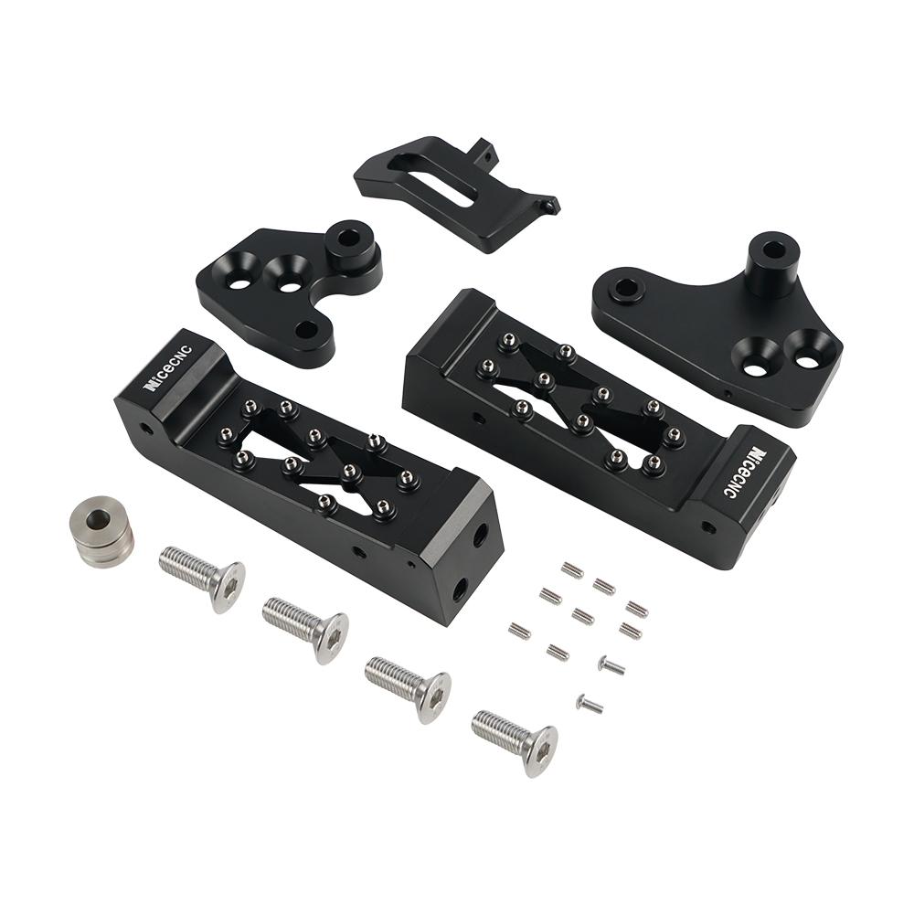 Quad Footrest Foot Pegs Stand For Yamaha Raptor 700 Raptor 700R 2013-2023 SE Aluminum Alloy ATV Foot Protector