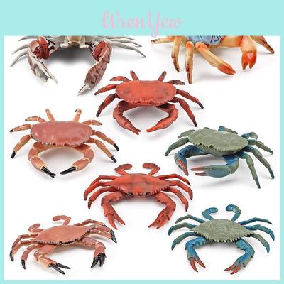 Ocean Animal Simulation Crab Figurines Perfect For Creative Learning And Decor