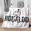 Ronaldo's Crz Football Legends Blanket Ultra-Soft Great for Sofa Livingroom Seaside Four Seasons Universal Modern Gift for Travel Home Birthdays