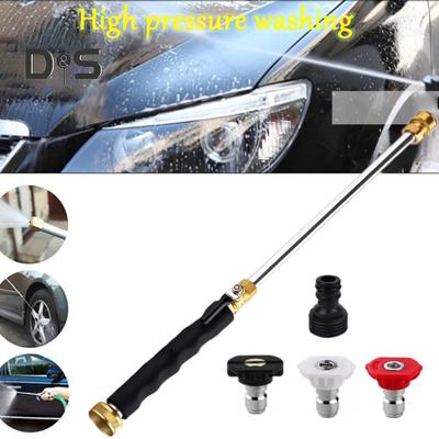 Garden Hose Wand Power Washer with Interchangeable Nozzles Non-Slip Handle Widely Used Jet Nozzle High Pressure Washer Tools