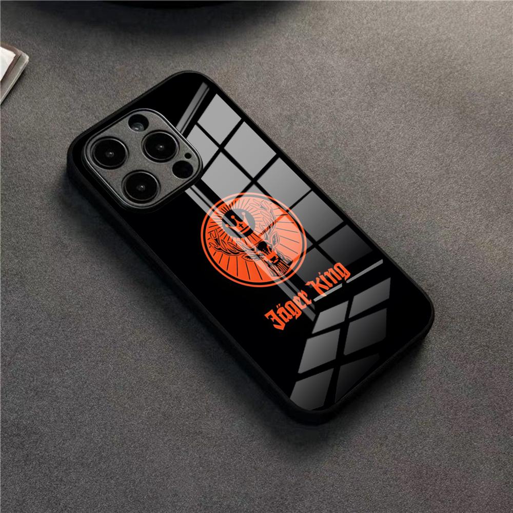 Custodia per Telefono Classica J-Jager-Meister Per 17 Pro Max IPhone 16 Pro 14 12 11 13 Mini X XR XS 15 Plus SE Copertura in Vetro