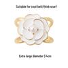 Elegant Silk Flower Scarf Buckle: Versatile, Dual-Purpose Accessory for Shawls and Scarves