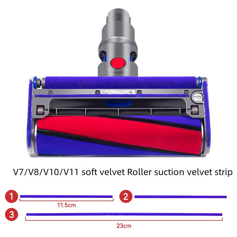 Huixi Anti-Wear Velvet Strips for Dyson V6 V7 V8 V10 V11 Vacuum Cleaners