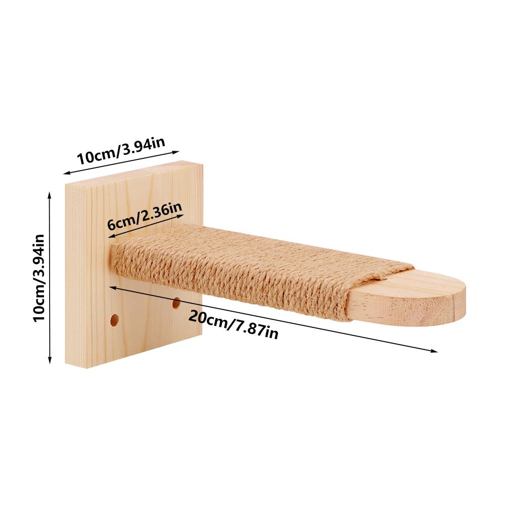 Cat Wall Climbing Shelves ScratcherFurniture Wall Mounted Bed Cat Wall Shelves & Hammock for Indoor Cats Home Decor Accessories
