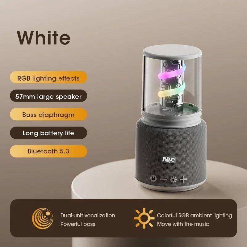 

Niye Z5202 Bluetooth 5.3 Outdoor Party Speaker, Waterproof Portable Wireless Speaker for Sport & Bass, IPX5 Travel Speaker