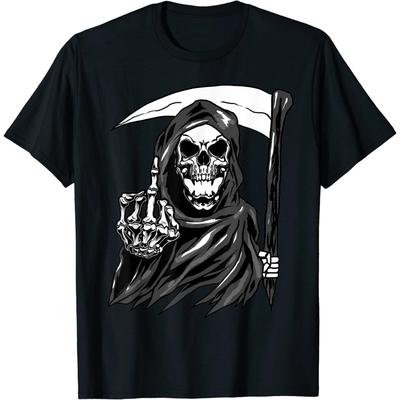EYDE Grim Reaper Angel of Death Cool Scythe Dead Mower Gift Idea T-Shirt