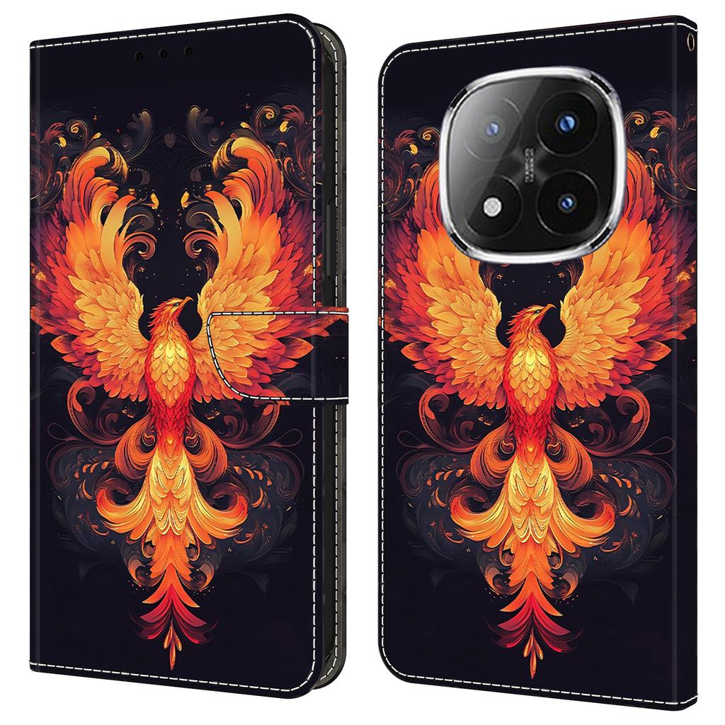 For Xiaomi Redmi Note 14 Pro+ 5G Case Wallet Stand Pattern Printing PU Leather Flip Phone Cover