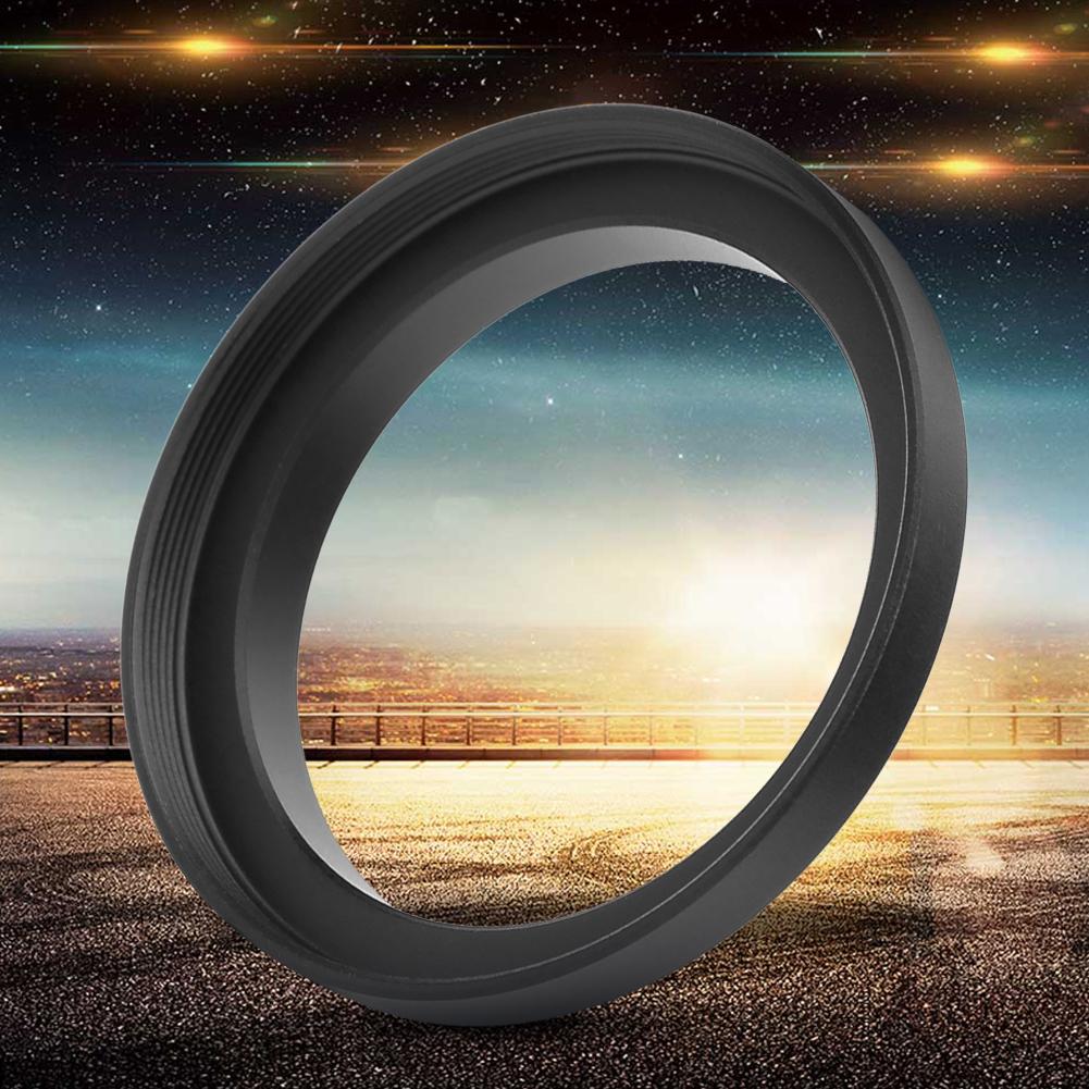 1PCS Black M48mm‑M42mm Adapter Ring Aluminium Alloy Astronomical Telescope Accessory