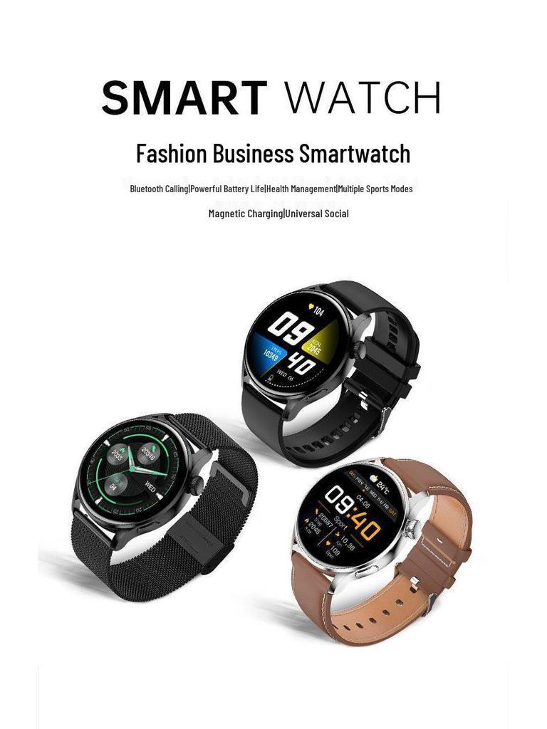 Smartwatch Fitness Tracker: Heart Rate, Blood Pressure, SpO2 Detection, IP68 Waterproof, Low Power, Long Battery Life for Running & Sports.