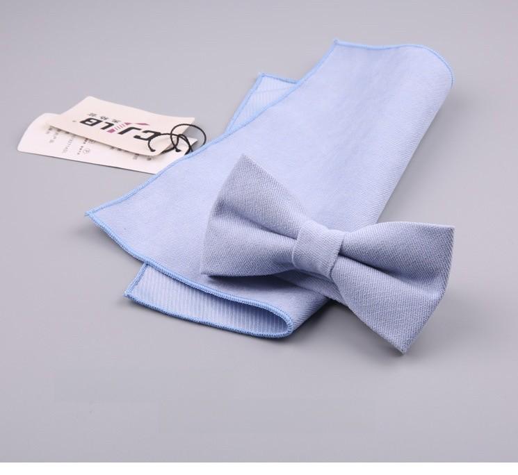 Cotton Bow Tie Set For Men Women Elegant Formal Accessories Gift For Adults