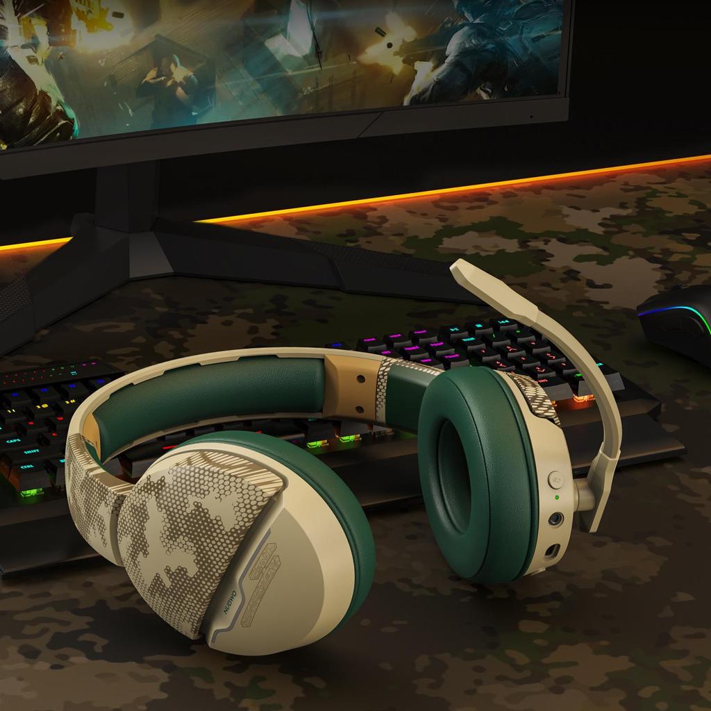 NUBWO G08 Wireless Over-Ear Gaming Headset - Stereo 2.4G Bluetooth for E-sports & PUBG