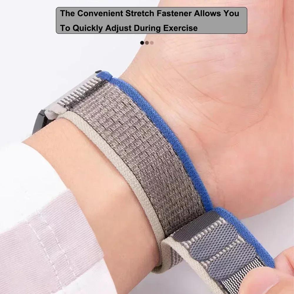 20/22mm Nylon Loop Strap For POLAR Grit X2 Pro Titan/IGNITE 3 2 Watch Band For For POLAR Vantage V3 M3 M2 M Bracelet Accessories