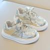 Children’s Sneakers, Spring/Autumn New Arrival, Girls’ Casual Shoes with Sequins, Korean Style Boys’ Skate Shoes, Soft-Soled Baby Flats