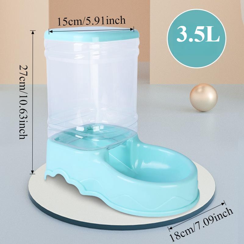 

3.5L Automatic Pet Feeder Water Fountain Drink Bowl Large Capacity Cats Bowl Combination Food Storage Bucket Katzennapf Katten