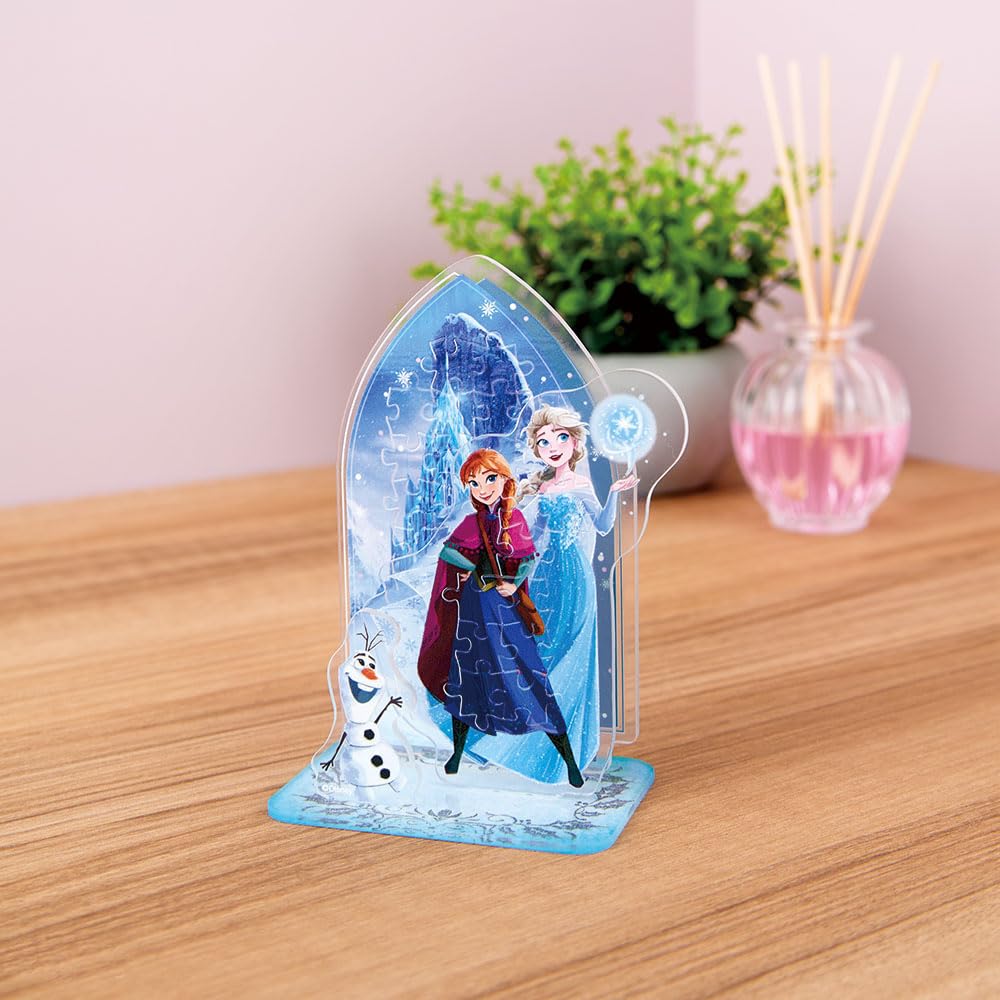 Puzzle x Acrylic Beverly 39 Pieces Disney Acrylic Stand Pop Frozen [Jigsaw Stand]