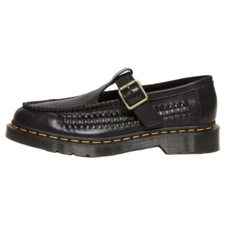 

Dr. Martens Leather Comfortable Versatile Loafers Unisex Loafers Black 31622001 41
