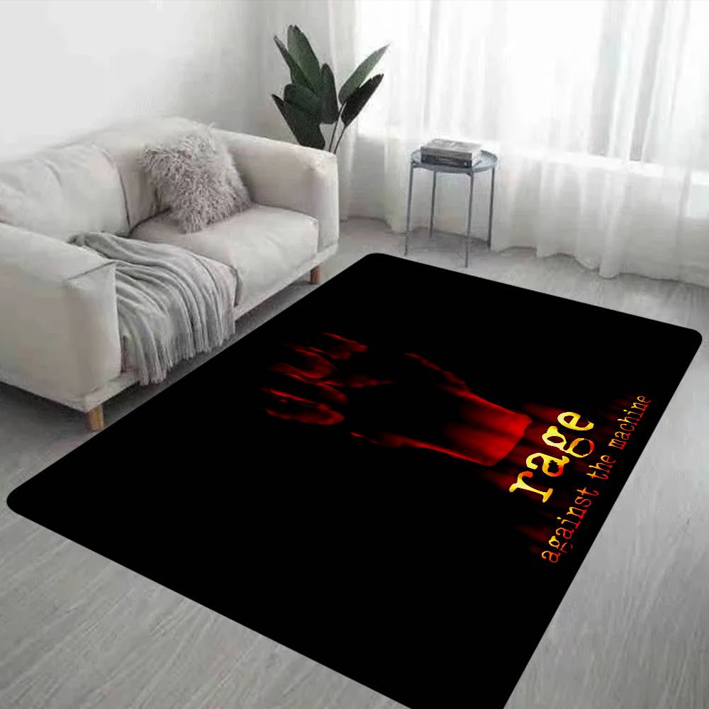 Rock Band Rage Against The Machine Room Mats Retro Multiple Choice Living Room Kitchen Rug Non-Slip Welcome Rug
