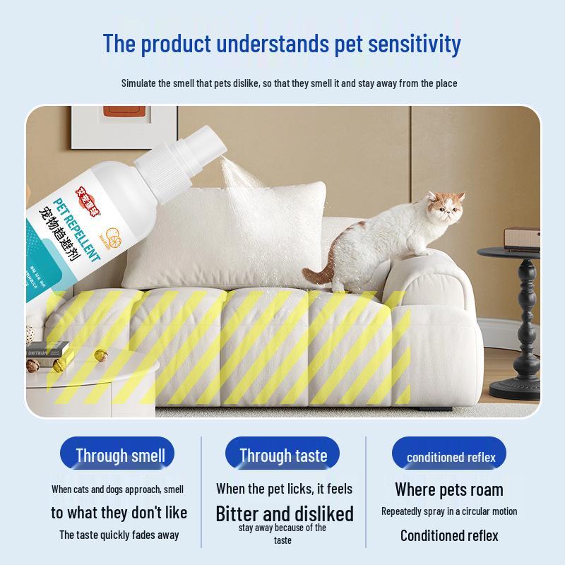 Pet No-Go Zone: Cat & Dog Repellent Spray for Outdoor Areas