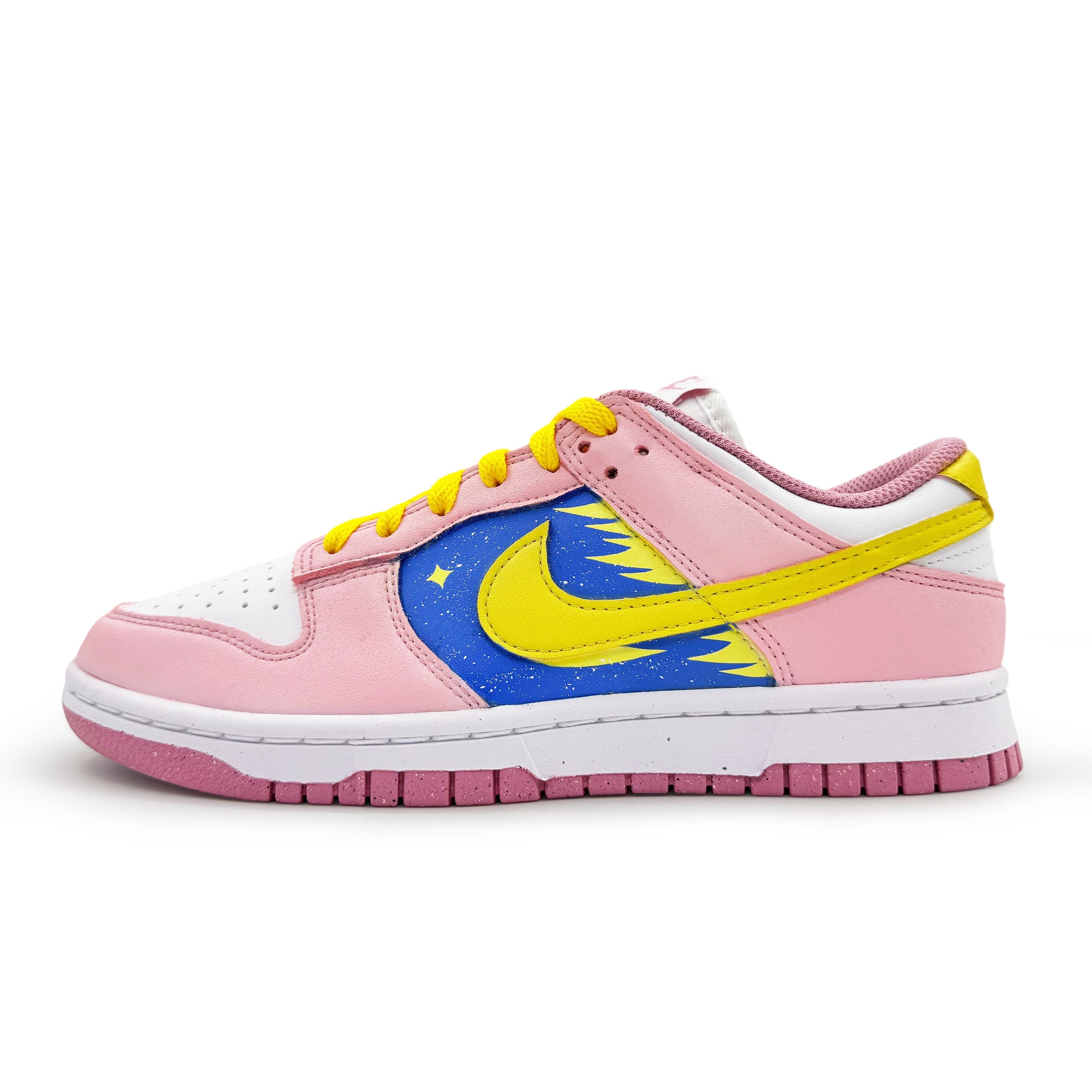 

Nike Dunk Low top Skateboard Shoes Women s Pink White DD1873-112(Team1189-) 40