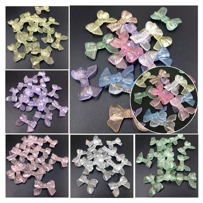 Accessori per Gioielli di Alta Qualità Orecchini con Perline a Fiocco Fatti a Mano Luminosi alla Moda 10pz Polvere di Cipollotto Accessori per Collane Fai-da-te Acrilico