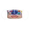 Reusable Dust Mask with Exaggerated Makeup Print for Women Washable Face Covering Adjustable Ear Loops Comfortable Fit