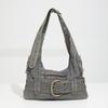 Women's Shoulder and Crossbody Denim Bags Casual Totes Wide Handles Sense of Luxury Exclusive Design High Quality New
