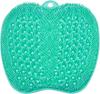Beauté Secrets Foot Scrubber Mat Cleans, Smooths, Exfoliates & Massages Your Feet Without Bending, Improve Foot Circulation & Soothe Achy Feet, Gre