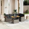 VidaXL Garden Lounge Set with Cushions 6 Pcs, Patio Sofas, Patio Furniture Set, Outdoor Furniture, Grey 3273069