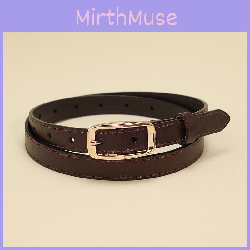 Leather Cowhide Elegant Ladies Fashion Belt With Alloy Pin Closure For Work