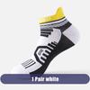 Man Sport Ankle Crew Socks Cotton Towel Bottom Sweat-Absorbing Compression Fitness Bike Run Outdoor Cycling Boat Socks 4 Seasons