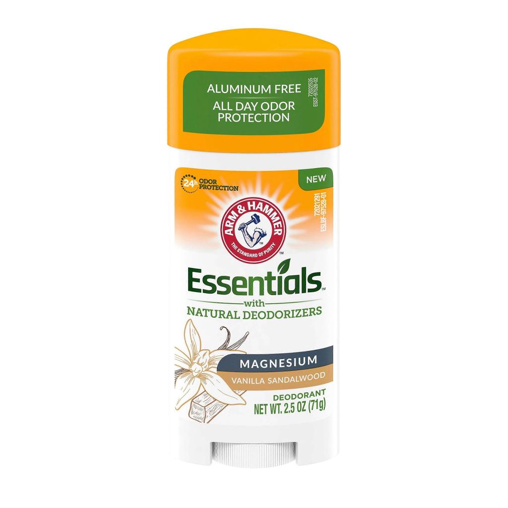Arm & Hammer Essentials Deodorant With Magnesium, Vanilla Sandalwood, 1 Ea
