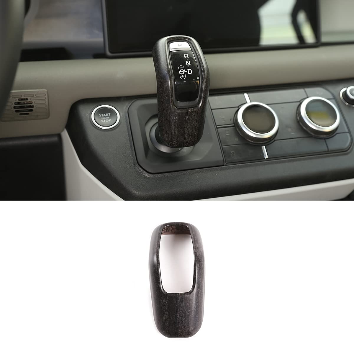 

METYOUCAR Gear Shift Head Cover for Land Rover Defender 90 110 Car Gear Shift Knob Head Gear Stick Shift Car Shifter Shift Knob Interior Parts
