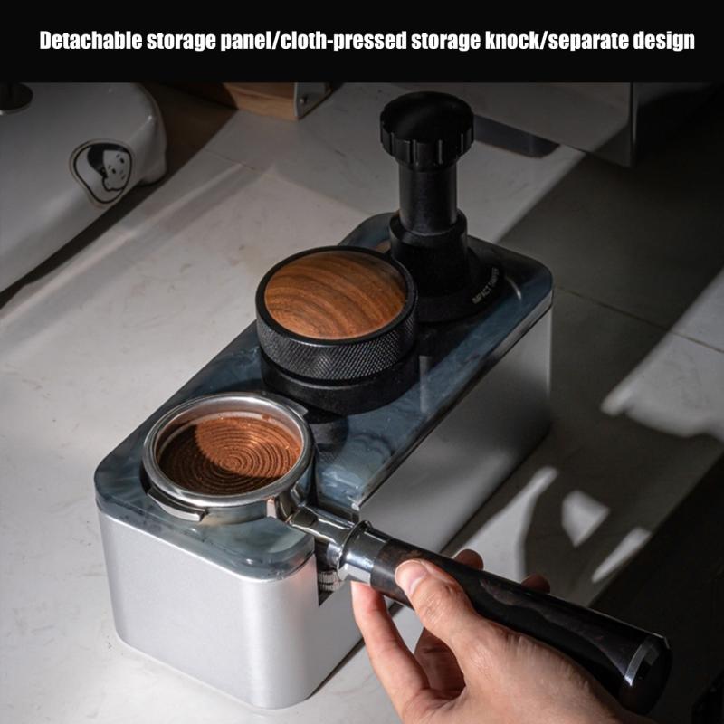 Multifunctional Acrylic Coffee Tamper Stand Unique Coffee Tamper Support Holders Blending Into Any Kitchen Decors