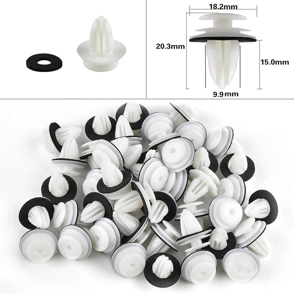 Universal Door Panel Clips Solid Reinforced Nylon Fasteners Interior Trim Retainers Durable Fittings for Auto Inner Board Daily