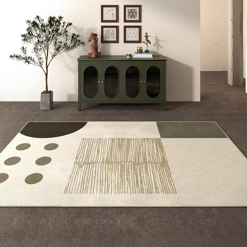 Salon Kryształowy aksamitny dywan Sypialnia Sofa Retro Stolik kawowy Koc Nowoczesny Luksusowy Dom Nordic Mata podłogowa