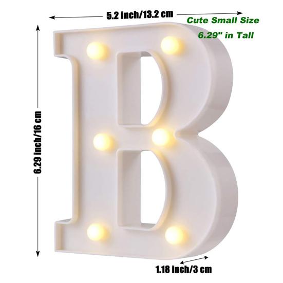Yousheng Alphabet LED Letter Lampka nocna Lampa Outdoor Home Club Wedding Party Dekoracje ścienne