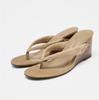 Fashion Fashion Round Clip Toe Thin Low Heels Women Slippers Outdoor Casual Wedge Sandals 2025 New Summer Beach Flip Flops Women Shoes