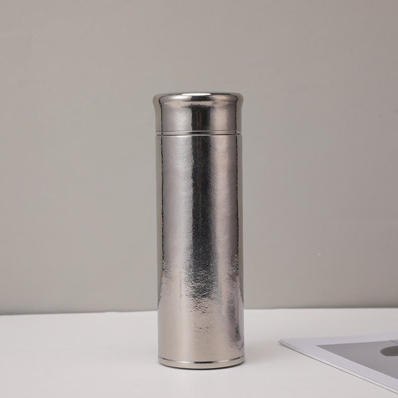 Premium Pure Titanium Vacuum Insulated Tumbler Tea Separation Portable Business Gift Cup