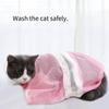 Mesh Cat Groom Bath Bag Adjustable Dogs Anti Scratch Bite Kat Nail Trim Inject Examing Pet Washing Clean Restraint Massage Bags