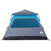 Dome Camping Tent for 4 Persons Blue Quick Release System