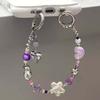 Y2K Colorful Bag Charm Resin Versatile Bag Pendants Bag Accessories Beaded Phone Chain  Girls