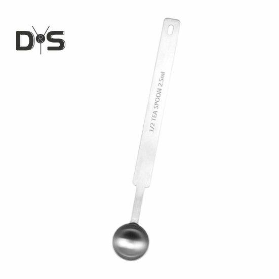 1Pc/1 Set Multiple Sizes Coffee Spoon Corrosion Resistant Useful Stainless Steel Milk Powder Spoon