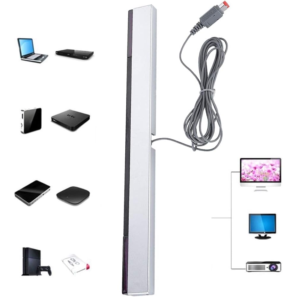 Game sensor server sensor bar, Wii sensor server wired sensor bar for Nintendo Wii Wii Wii consol...