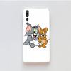 Transparent Case for Samsung A04 A14 A23 M33 M53 Realme 10 9 C35 C55 VIVO X80 Infinix Hot 30 Note 11 Tecno Spark 8P Pro C-45 Tom and Jerry