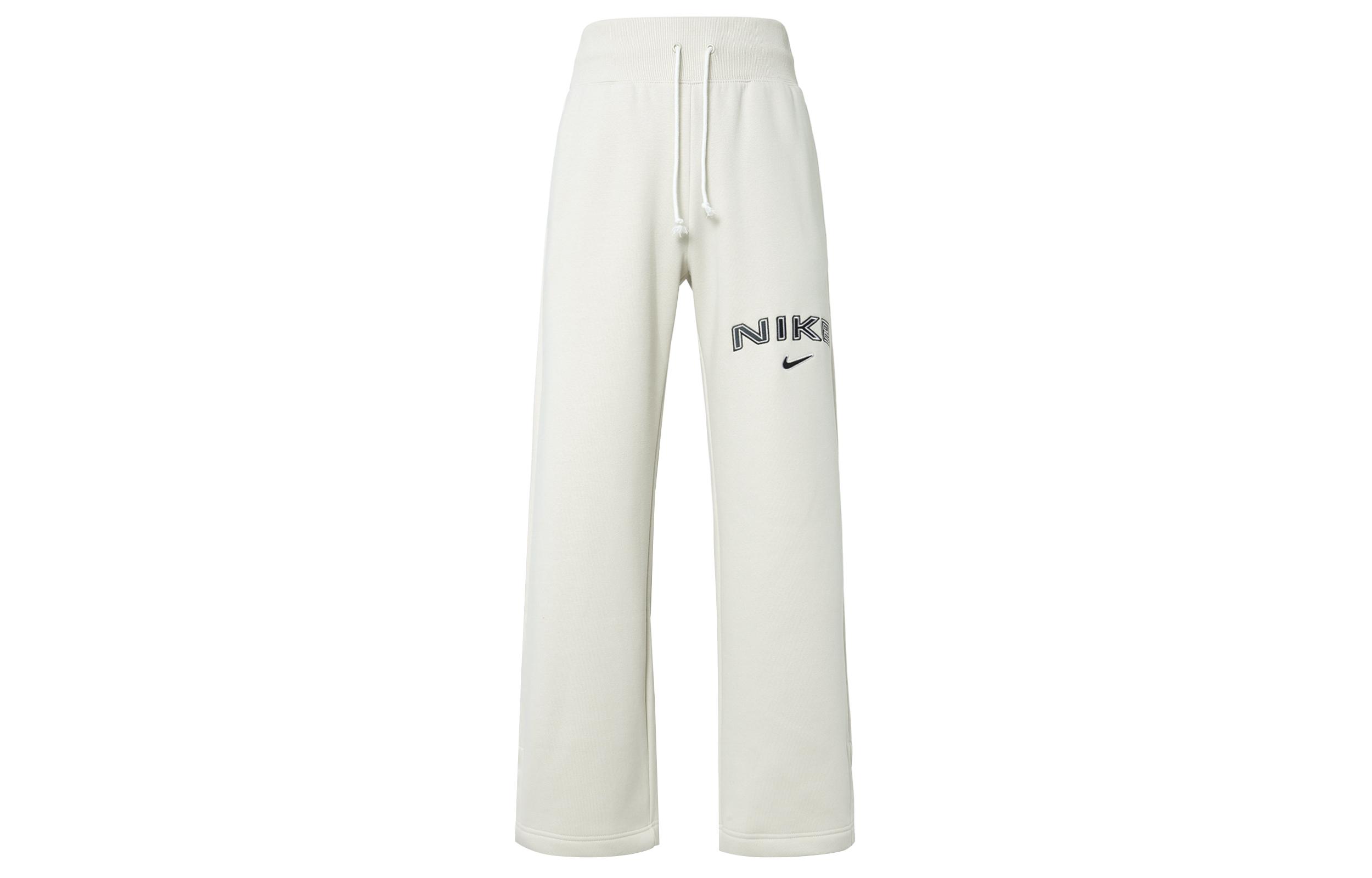 Nike Sportswear Phoenix FleeceLogo FW24 Casual Pants Women s Ecru FV7685-104 L